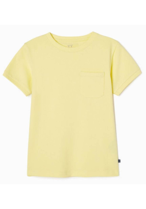 Camiseta tipo polo amarillo