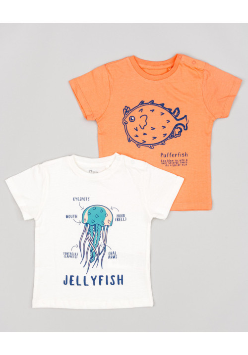 Camisetas Pack2 medusa piraña